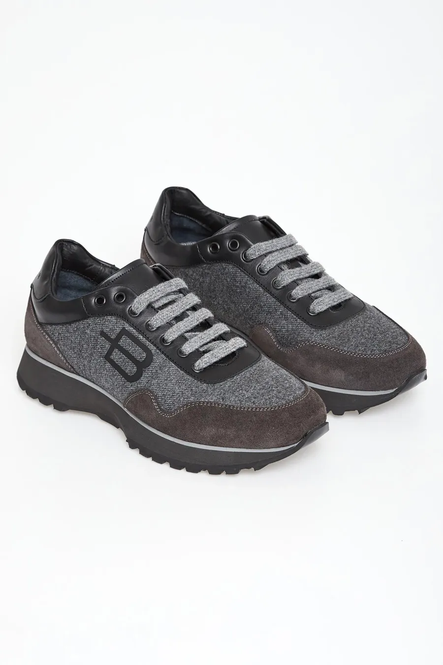 obrazek 1 Sneakersy męskie zamszowe BALDININI Baldinini