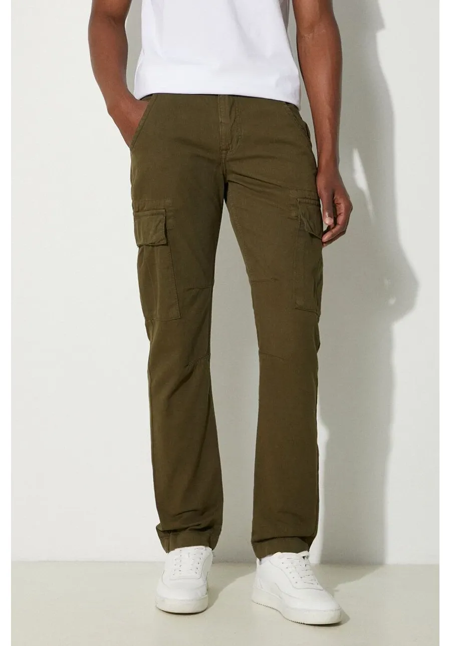 obrazek 1 Alpha Industries spodnie bawełniane Agent Pant kolor zielony proste 158205.142