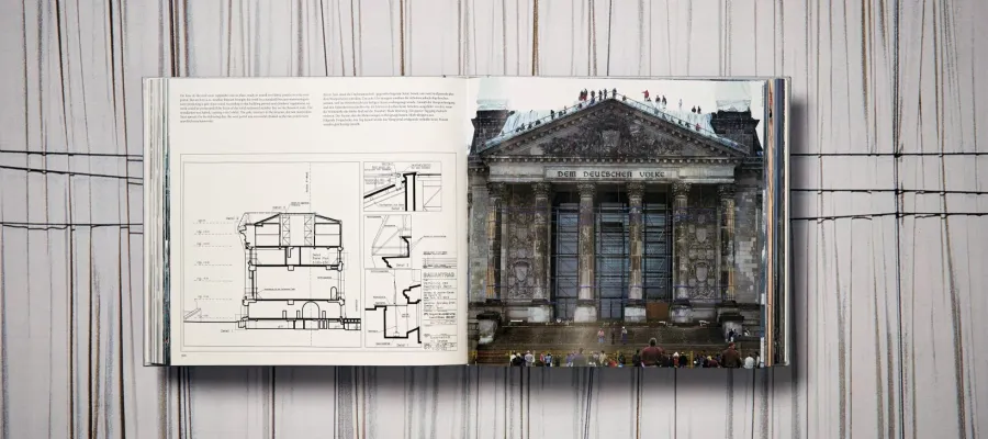 obrazek 15 Książka Christo and Jeanne-Claude. Wrapped Reichstag, Berlin, 1971–1995 - Taschen