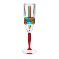 Zdjęcie Niezwykle kolorowy komplet 6 kieliszków do szampana (190 ml)