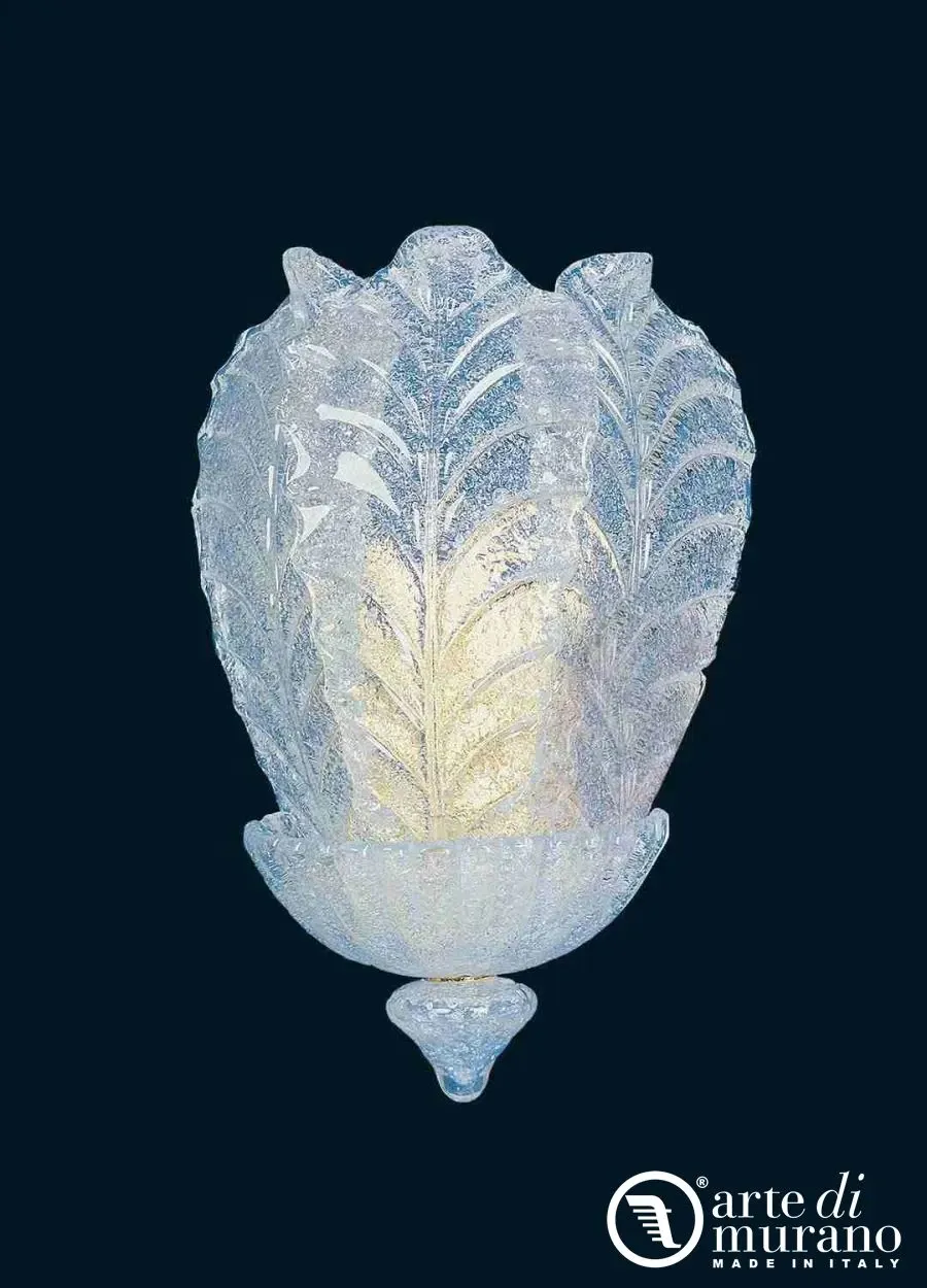 obrazek 1 Oryginalny kryształowy kinkiet ze szkła Murano