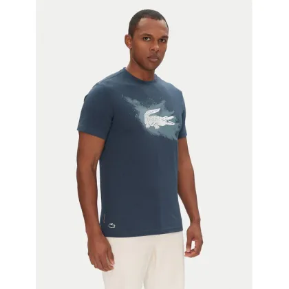 Zdjęcie Lacoste T-Shirt TH8725 Granatowy Regular Fit