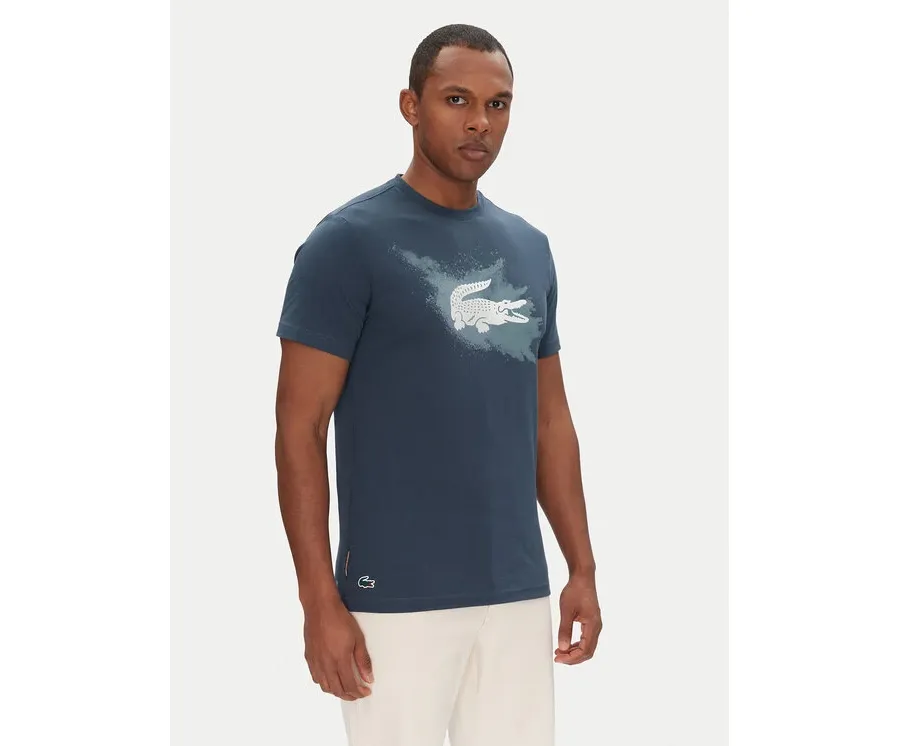obrazek 1 Lacoste T-Shirt TH8725 Granatowy Regular Fit