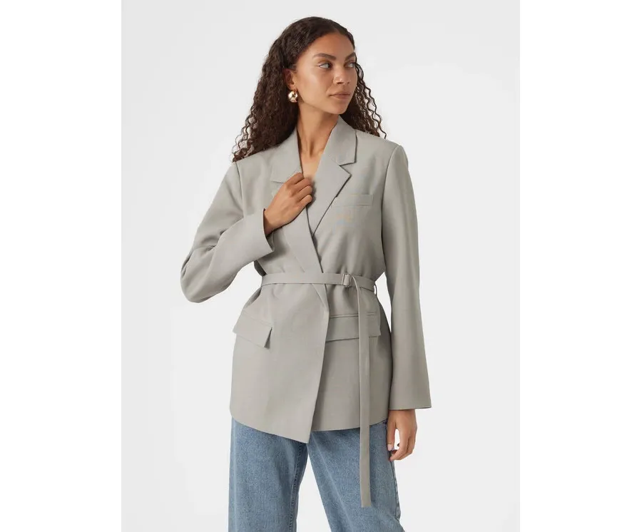 obrazek 1 Vero Moda Marynarka Claudia 10301445 Szary Oversize