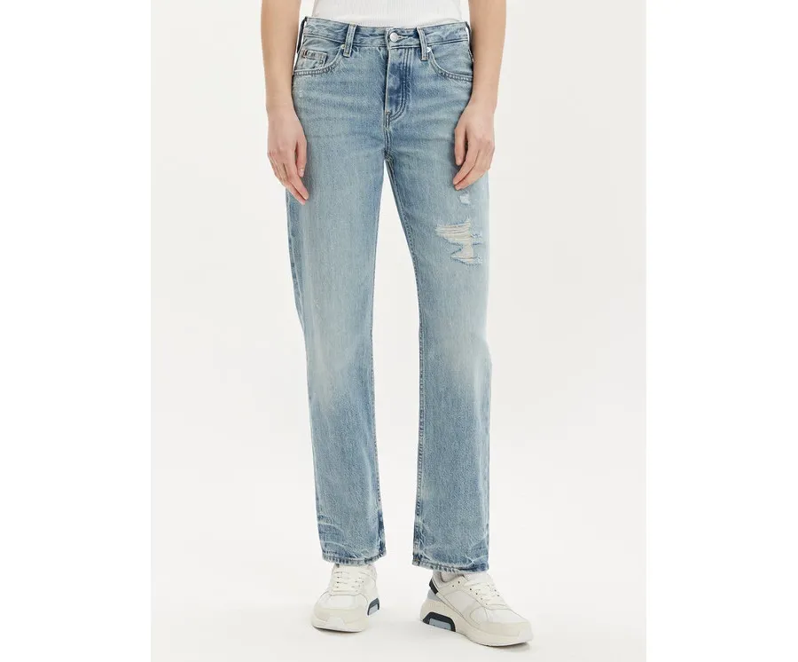 obrazek 1 Tommy Hilfiger Jeansy Classic WW0WW41307 Niebieski Straight Fit