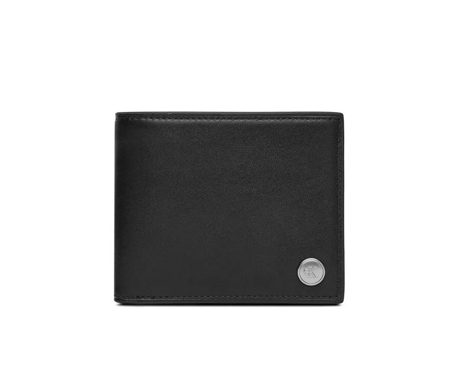 obrazek 1 Calvin Klein Duży Portfel Męski Jeans Hardware Bifold W/Coin LV04G1082G Czarny