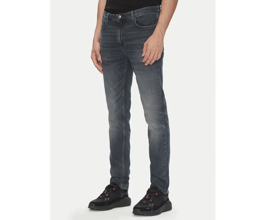 obrazek 1 HUGO Jeansy 50542675 Szary Extra Slim Fit
