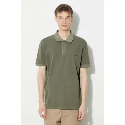 Zdjęcie Woolrich polo Mackinack Polo męski kolor zielony gładki CFWOPO0065MRUT1483