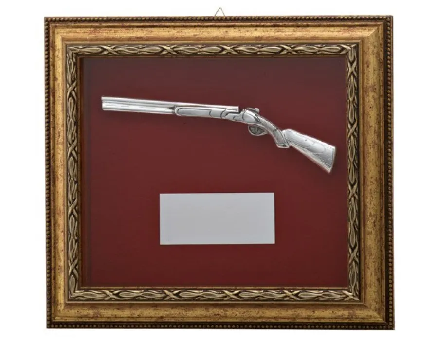 picture 1 Figurine defends in a frame for the hunter - Astra Argenti