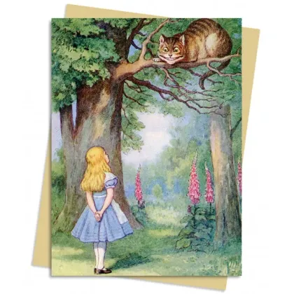 Zdjęcie Pakiet kartek na życzenia (John Tenniel: Alicja i kot z Cheshire) - Flame Tree Publishing