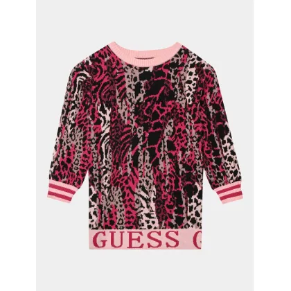 Zdjęcie Guess Sukienka dzianinowa K3BK04 Z3AH0 Beżowy Regular Fit