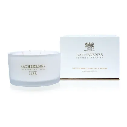 Picture Orange & Balsam natural scented candle – Rathbornes 1488