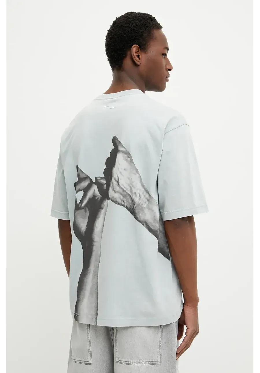 obrazek 1 Filling Pieces t-shirt bawełniany kolor szary z nadrukiem 74499839980