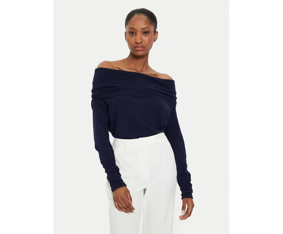 obrazek 1 Kontatto Sweter 3M0113 Granatowy Regular Fit