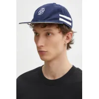 Zdjęcie Drôle de Monsieur czapka z daszkiem bawełniana La Casquette D Miroir kolor granatowy z aplikacją G-CP169-CO138-DNY