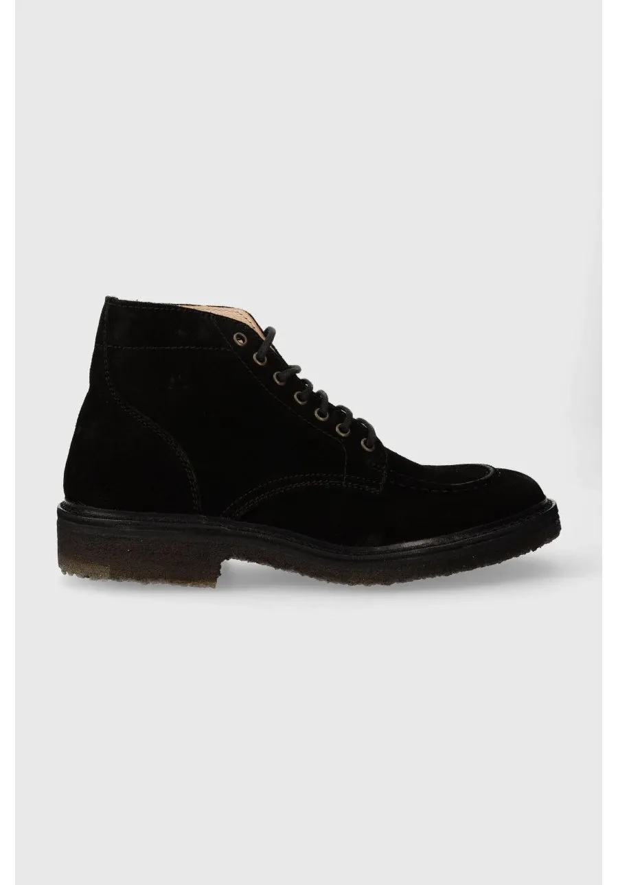 obrazek 1 Astorflex buty zamszowe NUVOFLEX męskie kolor czarny NUVOFLEX.001.900