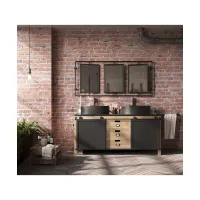 Picture Italian Nolan bathroom set in an industrial style