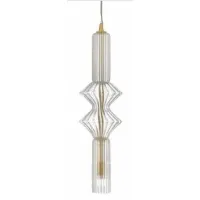 Picture Chandelier with transparent glass with an original design - Il Paralume Marina