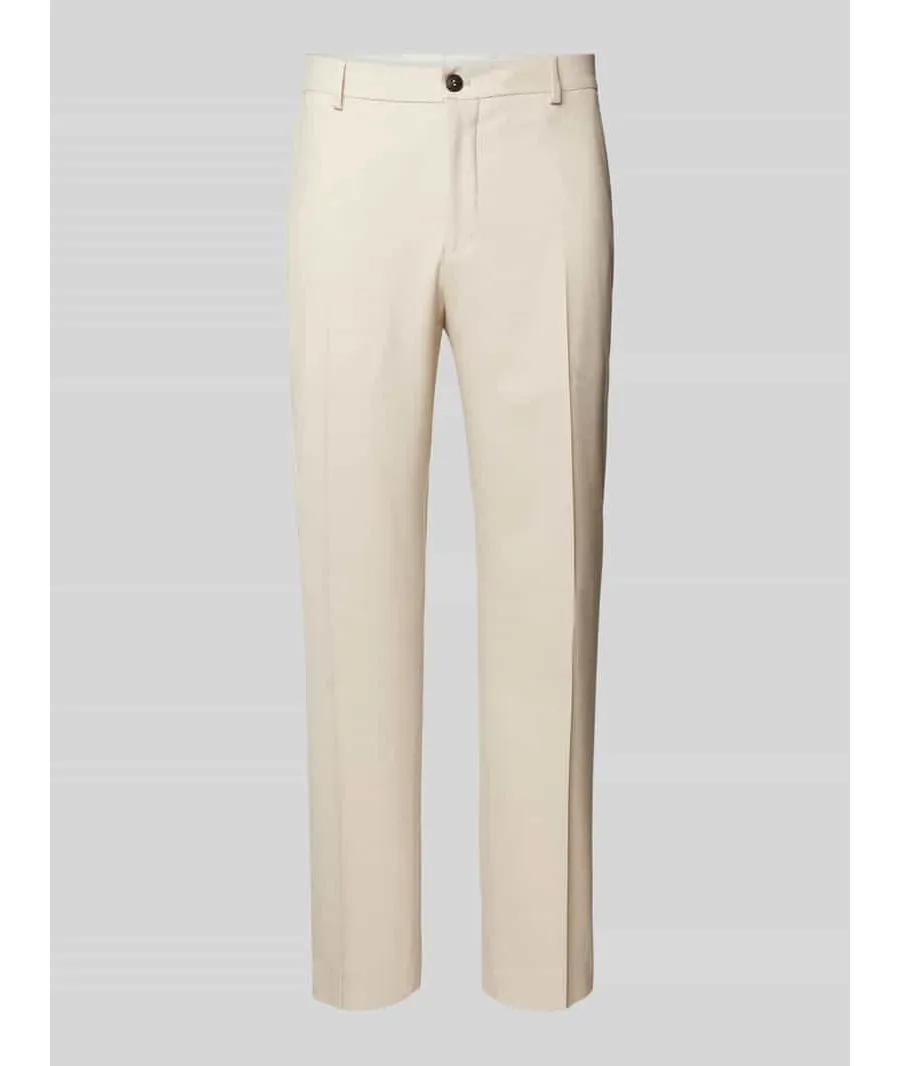 obrazek 1 Spodnie materiałowe z zakładkami w pasie model ‘NEIL’