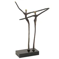 Zdjęcie Luksusowa statuetka z platerowanego brązu