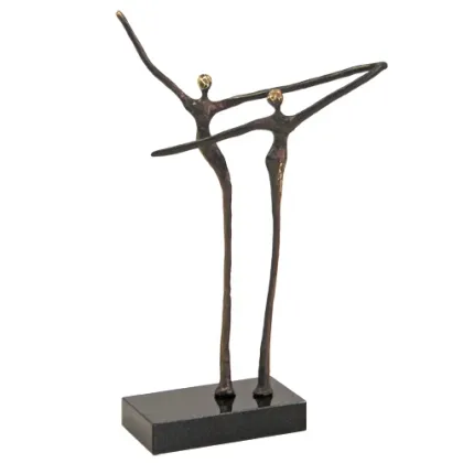 Zdjęcie Luksusowa statuetka z platerowanego brązu