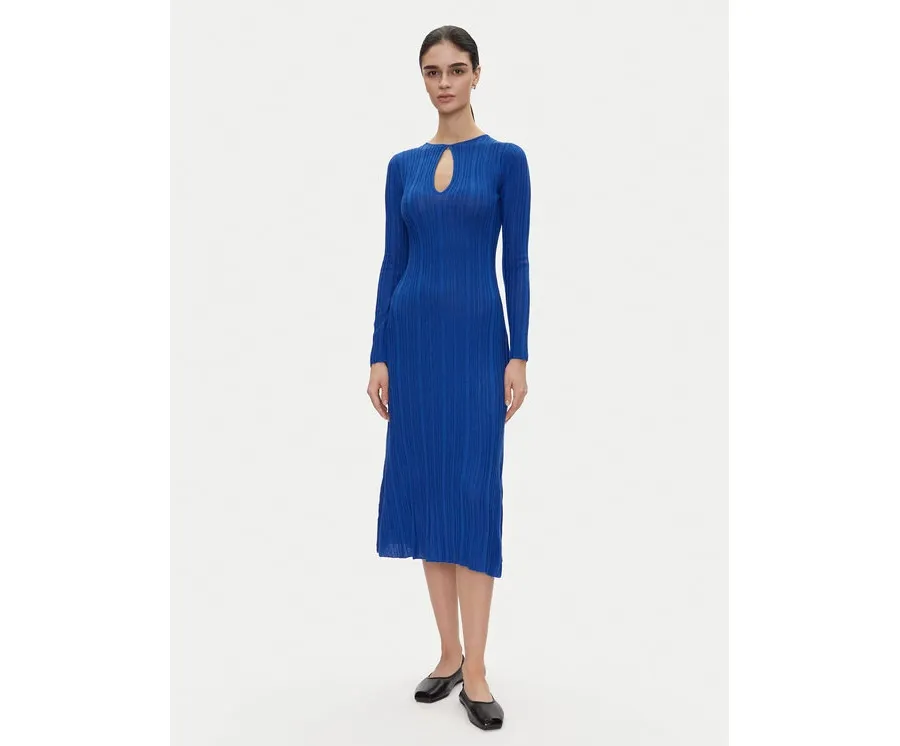 obrazek 1 Pepe Jeans Sukienka dzianinowa Natasha PL953642 Niebieski Slim Fit