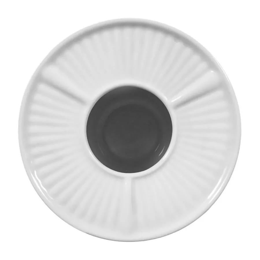 obrazek 3 Stylowy biały porcelanowy podgrzewacz w stylu nowoczesnym - Seltmann Weiden