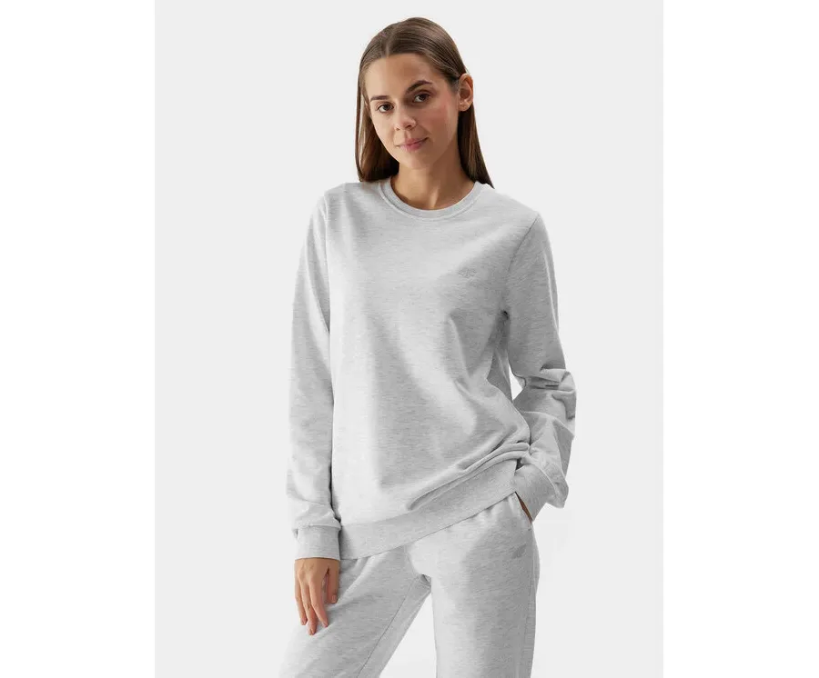 obrazek 1 4F Bluza 4FWSS24TSWSF0954 Szary Regular Fit