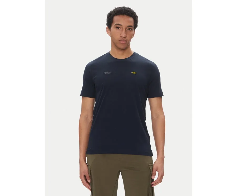 obrazek 1 Aeronautica Militare T-Shirt 251TS2429J634 Granatowy Regular Fit