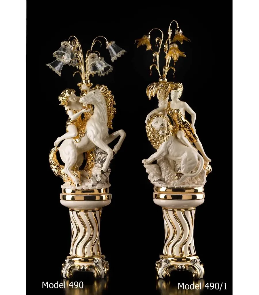 picture 1 Luxurious large ceramic lamp