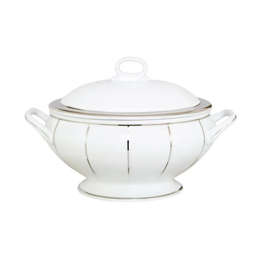 obrazek 11 Oryginalny komplet zastawy stołowej z porcelany dla 12 osób - Porcel