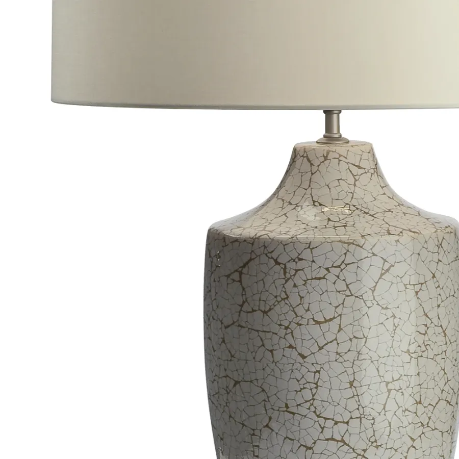 obrazek 3 Lampa stołowa z ceramiki H.46xL.20xP.20 cm