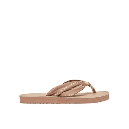 Zdjęcie Tommy Hilfiger Japonki Th Chain Print Elevated Sandal FW0FW08519 Beżowy