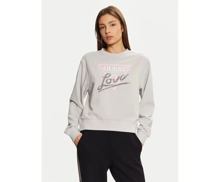 obrazek 1 Guess Bluza W5RQ04 KB683 Szary Regular Fit