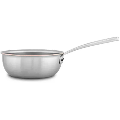 Zdjęcie Ręcznie wykonany rondel miedziany 24 cm od belgijskiego producenta