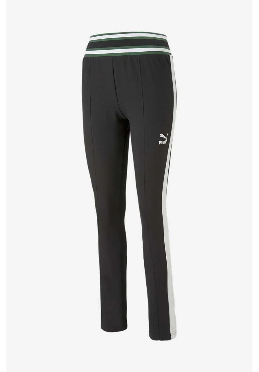 obrazek 1 Puma legginsy damskie kolor czarny wzorzyste 620259.01-CZARNY