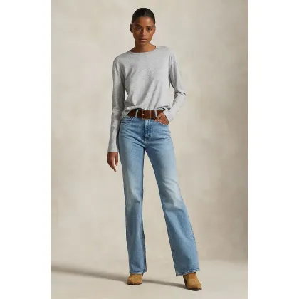 Zdjęcie Polo Ralph Lauren jeansy bawełniane damskie high waist 211970178