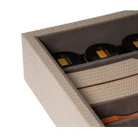 Picture Solid wooden box covered with leather