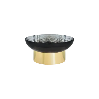 Zdjęcie Ekskluzywny stolik z lakierowanym czarnym blatem - Gansk