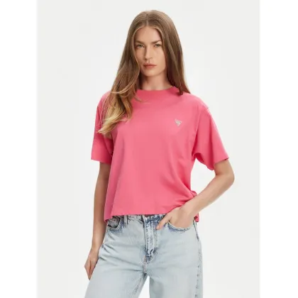 Zdjęcie Guess Jeans T-Shirt W4YI05 K8HM0 Różowy Boxy Fit