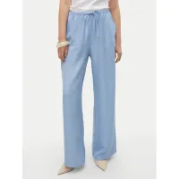Zdjęcie Vero Moda Spodnie materiałowe Melaney 10316385 Niebieski Loose Fit
