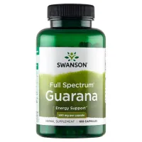 Zdjęcie Swanson Guarana 500 mg Preparat wspierający witalność Kapsułki