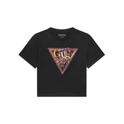 Zdjęcie Guess T-Shirt J5GI04 K6YW4 Czarny Regular Fit