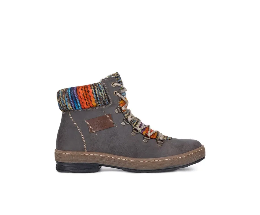 obrazek 1 Rieker Botki Z6743-45 Szary