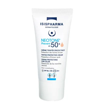Zdjęcie Isispharma Neotone Prevent SPF50+ - Ochronny krem tonujący jasne zabarwienie 30ml Light 30 ml