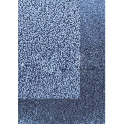 Picture Luxurious blue smooth carpet - TWINSET BORDER IN CUT PILE 21208
