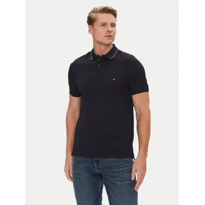 Zdjęcie Tommy Hilfiger Polo Placket Interest MW0MW38459 Granatowy Regular Fit