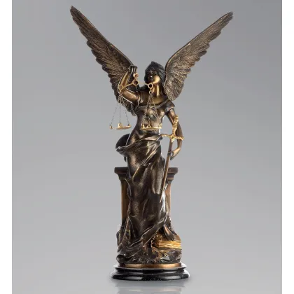 Picture Bronze sculpture depicting an allegory of Justice - Fonderia Artistica Ruocco