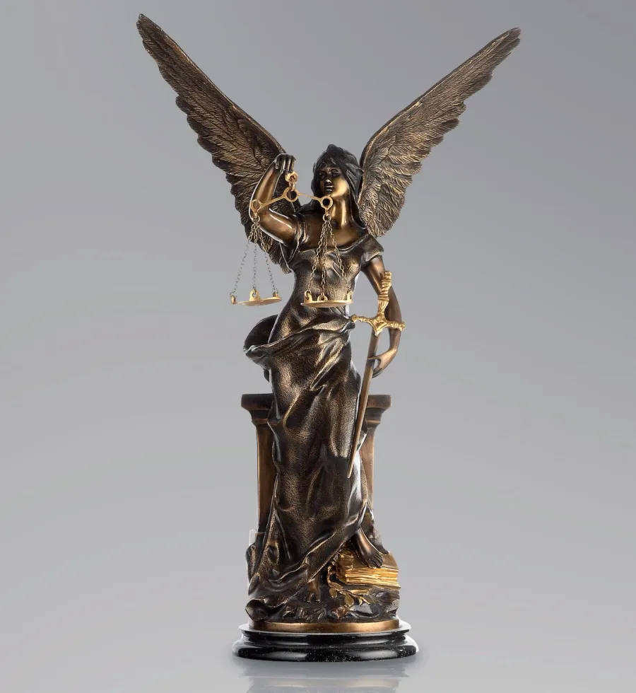 obrazek 1 Rzeźba z brązu przedstawiająca alegorię Sprawiedliwości - Fonderia Artistica Ruocco