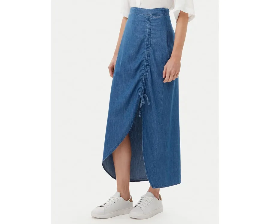 obrazek 1 Pepe Jeans Spódnica jeansowa PL901218 Niebieski Slim Fit
